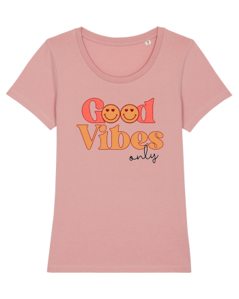 Good Vibes Only Retro Canyon Pink