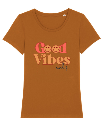 Good Vibes Only Retro Roasted Orange