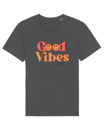 Good Vibes Only Retro Anthracite
