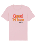 Good Vibes Only Retro Tricou mânecă scurtă Unisex Rocker