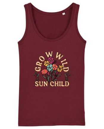 Grow Wild Sun Child Burgundy