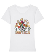 Grow Wild Sun Child Tricou mânecă scurtă guler larg fitted Damă Expresser