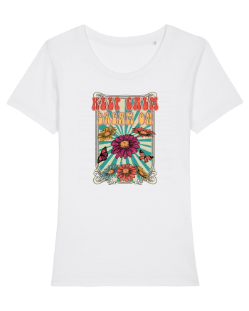 Keep Calm Dream On White