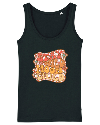 Retro Stay Wild Moon Child Black