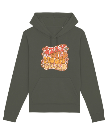 Retro Stay Wild Moon Child Khaki