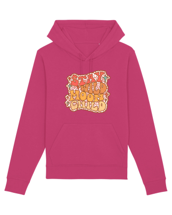 Retro Stay Wild Moon Child Raspberry