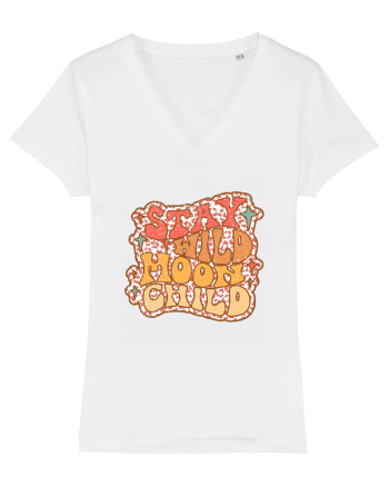 Retro Stay Wild Moon Child White