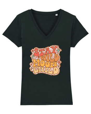 Retro Stay Wild Moon Child Black