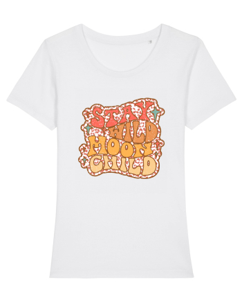 Retro Stay Wild Moon Child White