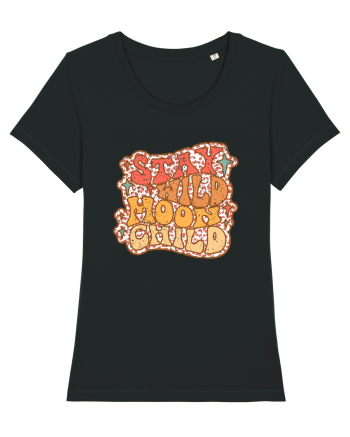 Retro Stay Wild Moon Child Black