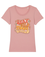Retro Stay Wild Moon Child Tricou mânecă scurtă guler larg fitted Damă Expresser