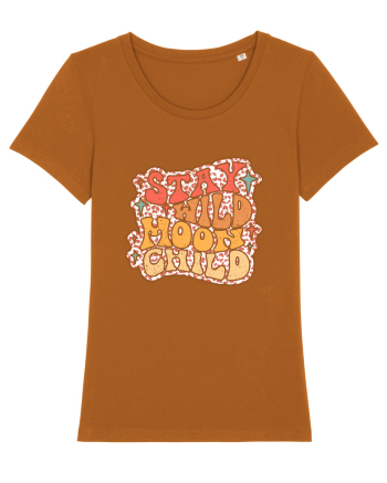 Retro Stay Wild Moon Child Roasted Orange