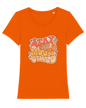 Retro Stay Wild Moon Child Bright Orange