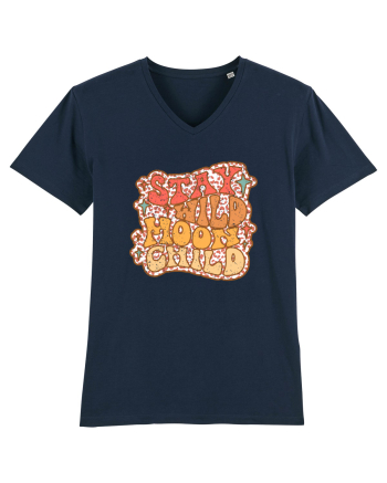 Retro Stay Wild Moon Child French Navy