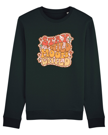 Retro Stay Wild Moon Child Black