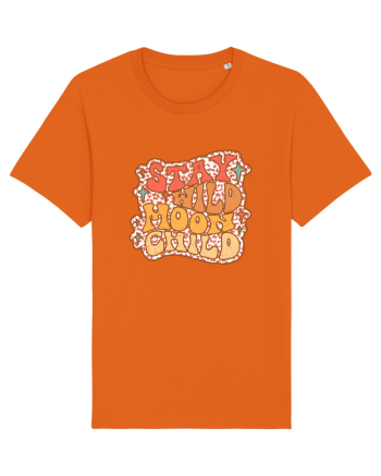 Retro Stay Wild Moon Child Bright Orange