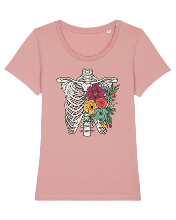 Rib Cage Floral Skeleton Canyon Pink