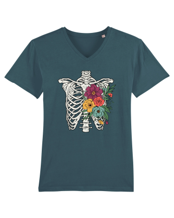 Rib Cage Floral Skeleton Stargazer