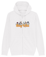 Stay Wild Retro Hanorac cu fermoar Unisex Connector