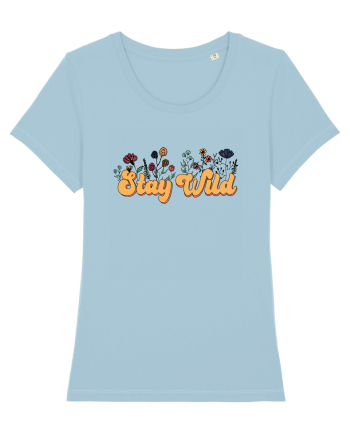 Stay Wild Retro Sky Blue