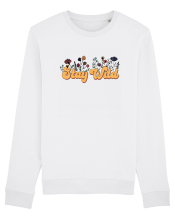 Stay Wild Retro White