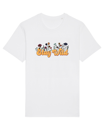 Stay Wild Retro White