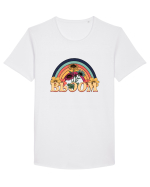 Wildflower Bloom Retro Tricou mânecă scurtă guler larg Bărbat Skater
