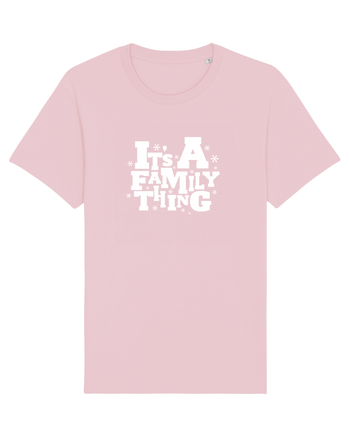 Tricou mânecă scurtă Unisex Rocker Cotton Pink