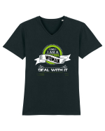 WOMAN Tricou mânecă scurtă guler V Bărbat Presenter