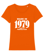 MADE IN 1979 Tricou mânecă scurtă guler larg fitted Damă Expresser