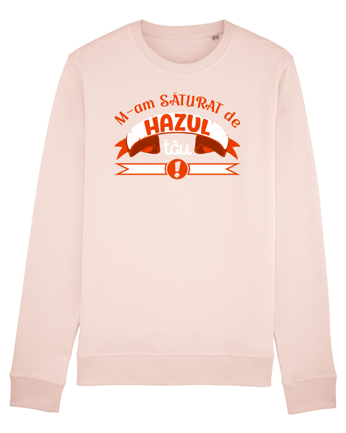Bluză mânecă lungă Unisex Rise Candy Pink