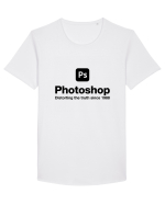 Photoshop Tricou mânecă scurtă guler larg Bărbat Skater