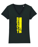 BEAST Tricou mânecă scurtă guler V Damă Evoker