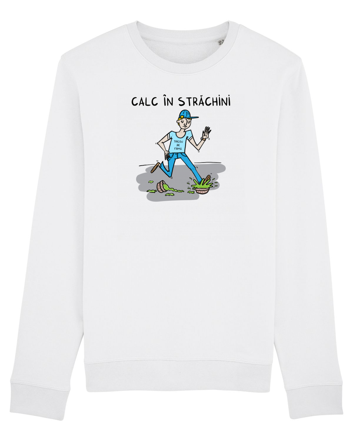Bluză mânecă lungă Unisex Rise White