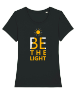 Be The Light Tricou mânecă scurtă guler larg fitted Damă Expresser