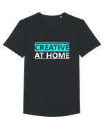 Creative At Home Tricou mânecă scurtă guler larg Bărbat Skater