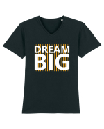Dream Big Tricou mânecă scurtă guler V Bărbat Presenter
