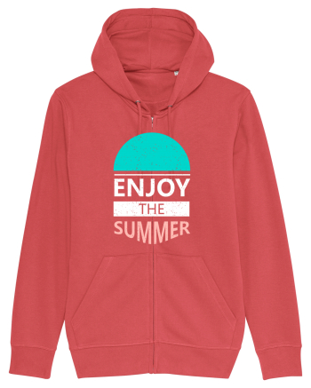 Enjoy The Summer Surf Sunset Carmine Red