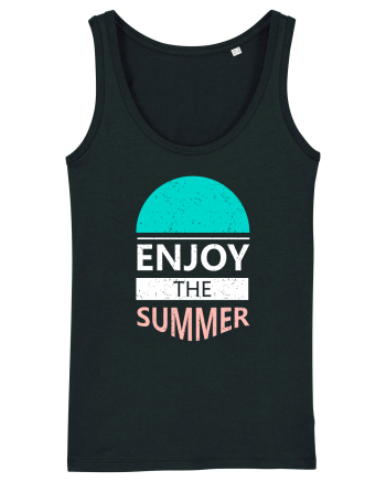 Enjoy The Summer Surf Sunset Black