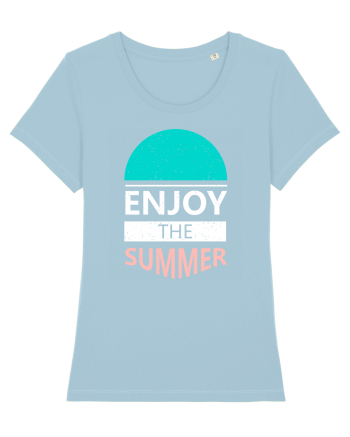 Enjoy The Summer Surf Sunset Sky Blue