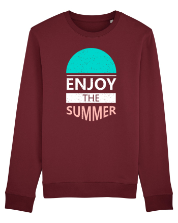 Enjoy The Summer Surf Sunset Burgundy
