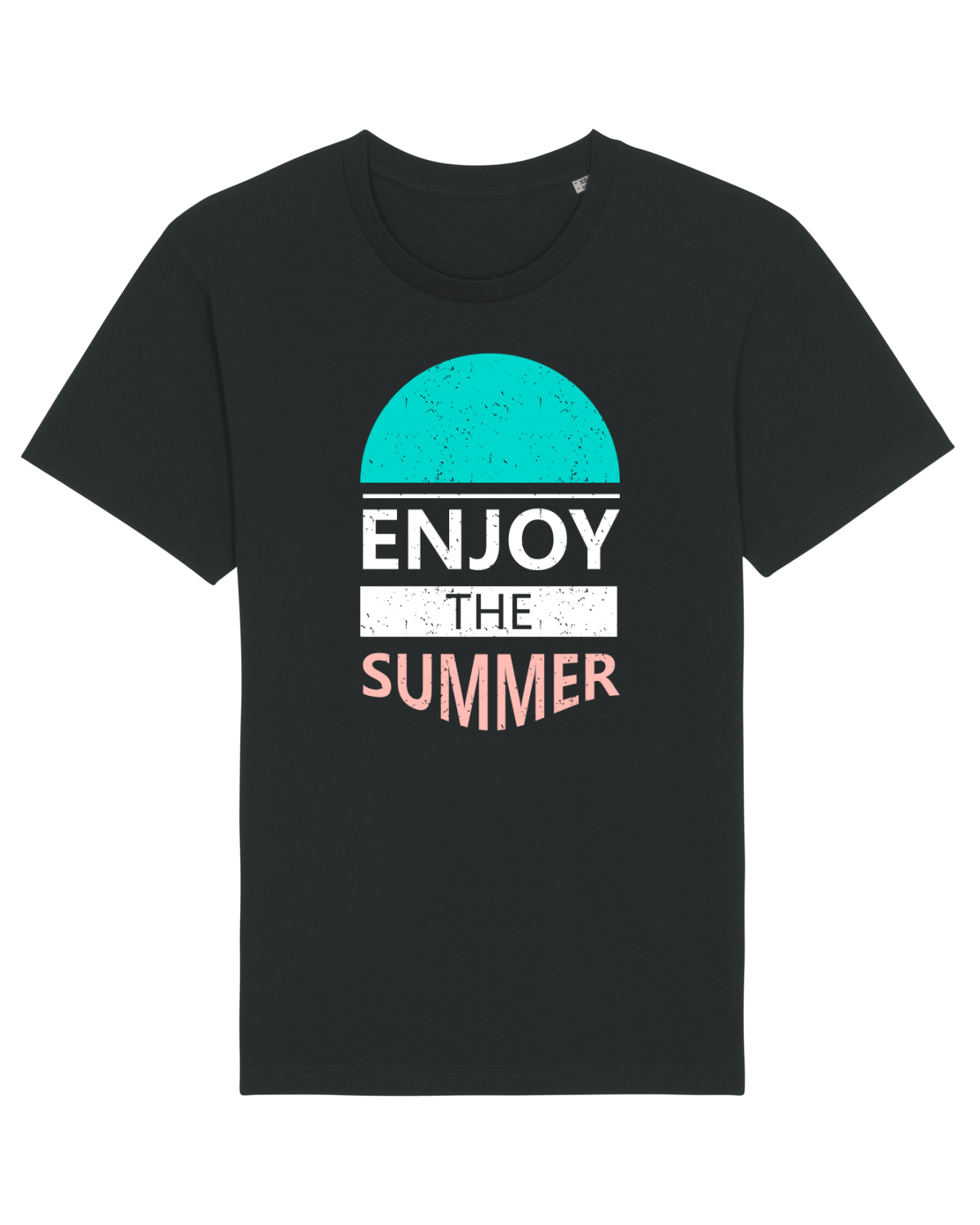 Tricou mânecă scurtă Unisex Rocker Black