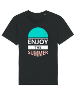 Enjoy The Summer Surf Sunset Tricou mânecă scurtă Unisex Rocker