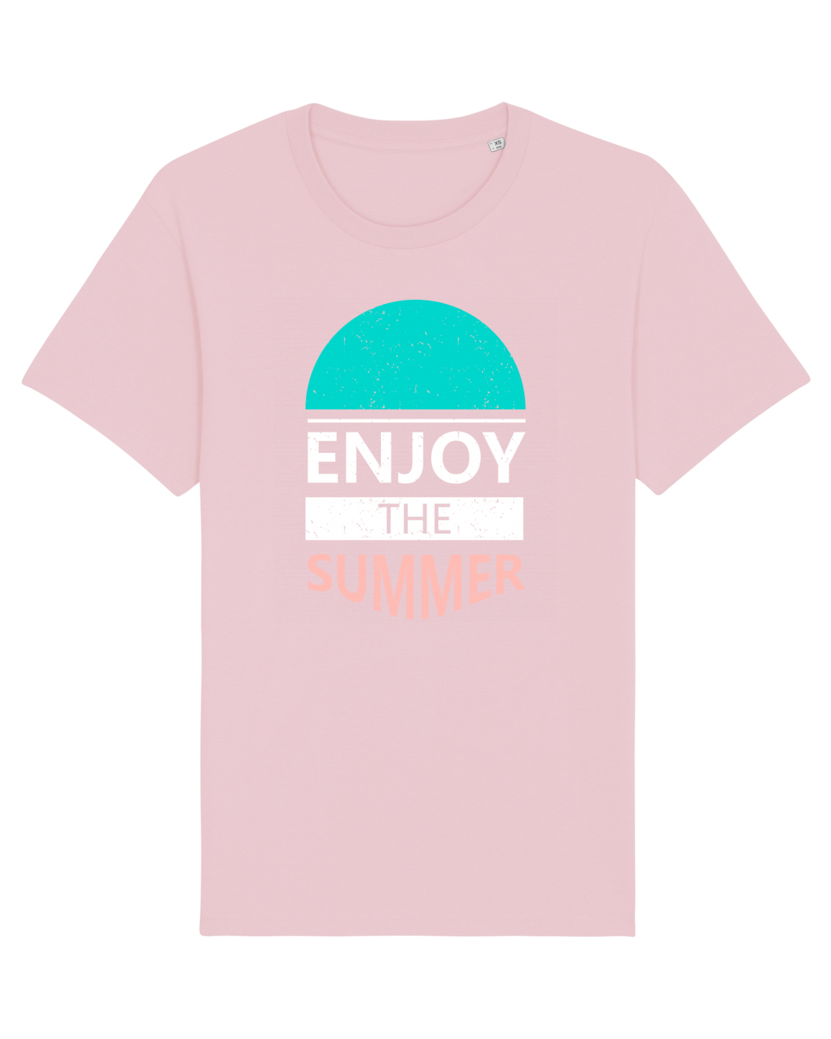 Tricou mânecă scurtă Unisex Rocker Cotton Pink