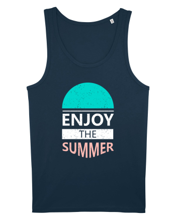 Enjoy The Summer Surf Sunset Navy