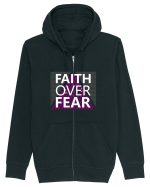 Faith Over Fear Hanorac cu fermoar Unisex Connector