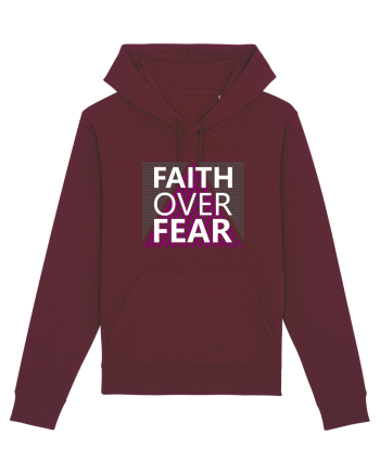 Faith Over Fear Burgundy