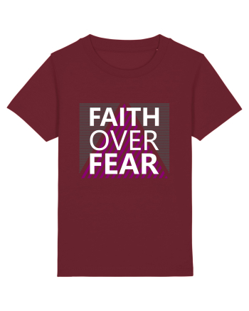 Faith Over Fear Burgundy