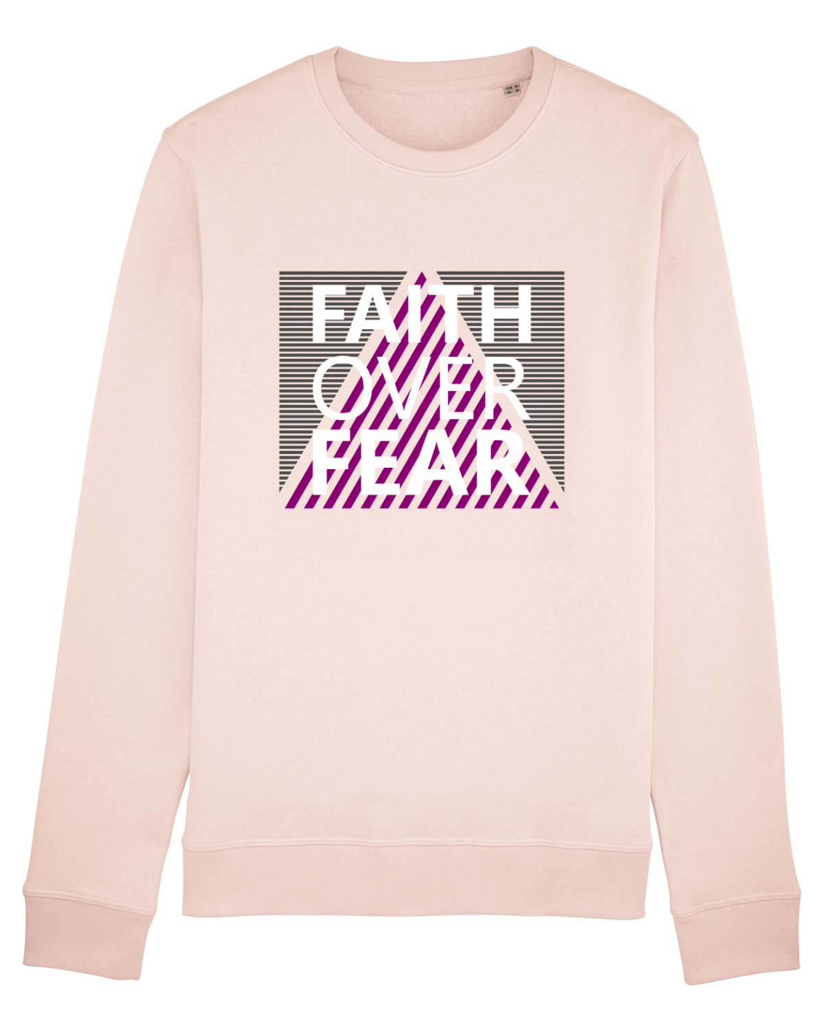 Bluză mânecă lungă Unisex Rise Candy Pink