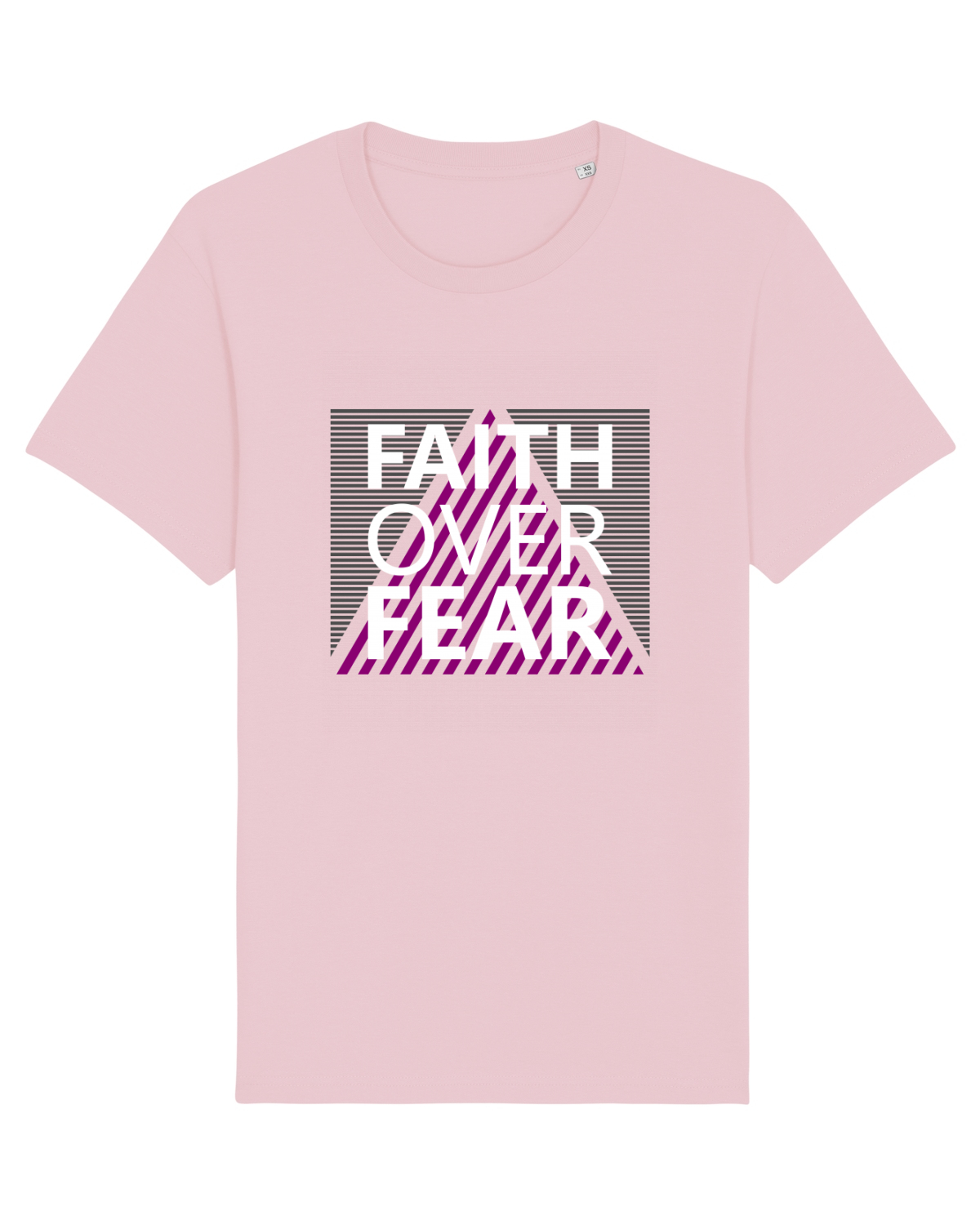 Tricou mânecă scurtă Unisex Rocker Cotton Pink